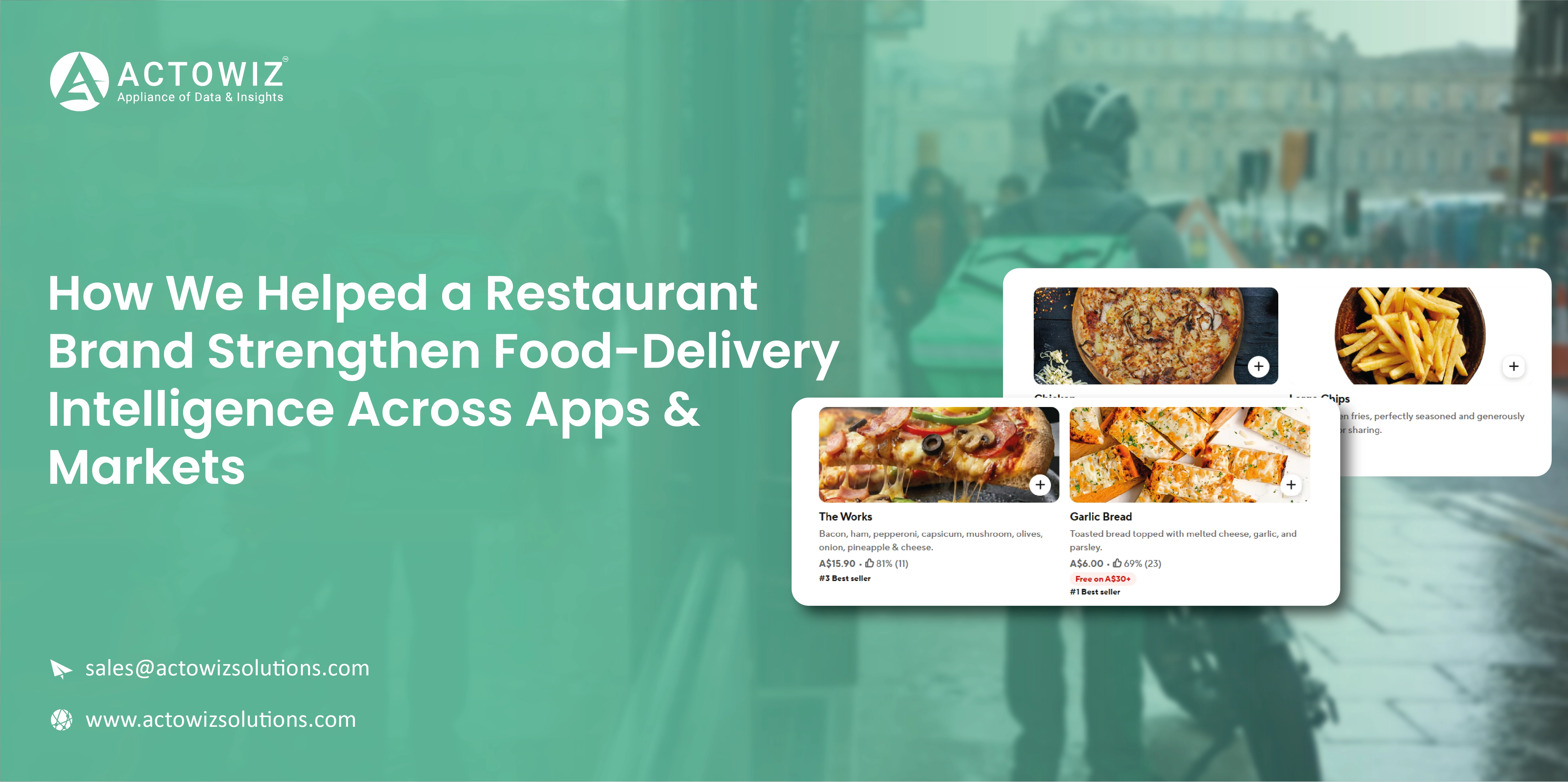 Food-delivery intelligence